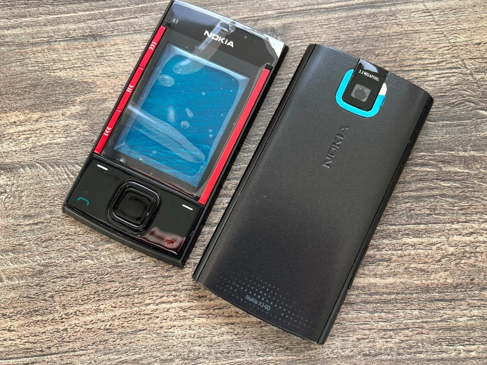 Nokia X3-00 Full Housing Cover With Buttons Red Color - Image 3 of 4