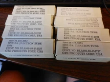 SYLVANIA 5908 MILSPEC VINTAGE ELECTRON TUBE 5908  lot of 8 each  nos