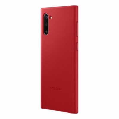 Original Samsung Leather Cover Case Hülle EF-VN970 für Galaxy Note 10 Rot Red