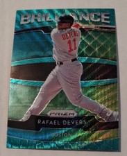 RAFAEL DEVERS - 2020 Panini Prizm Brilliance  Carolina Blue Prizm parallel # B-8