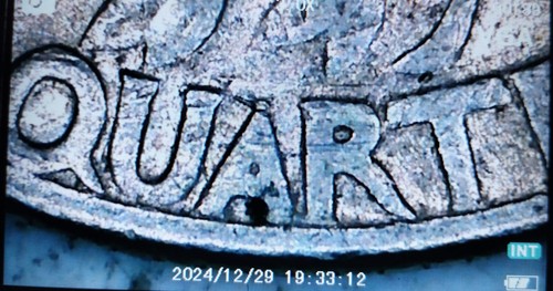 1965 No Mint Mark Washington Quarter In Nice Condition With ERRORS - Picture 15 of 17