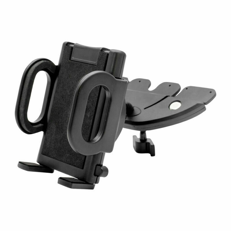 Car CD Slot Holder Mobile Phone GPS Sat Nav Stand Cradle Mount 360°UK