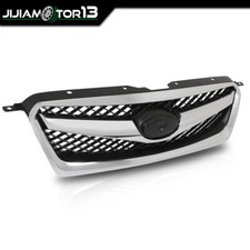 Fit For 10-12 Subaru Legacy Chrome Shell W Black Insert Plastic Front Grille