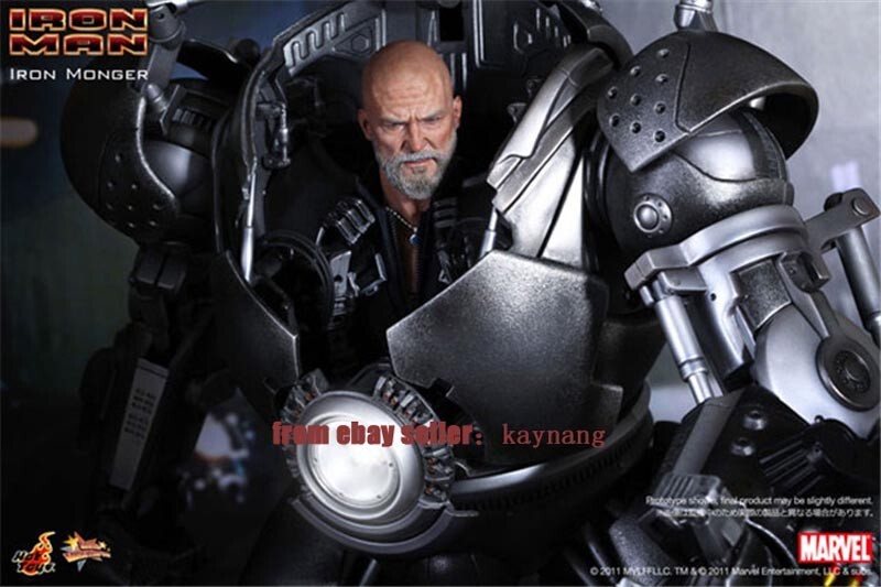 Hot Toys MMS164 Marvel Iron Man 1/6 Scale Iron Monger Action