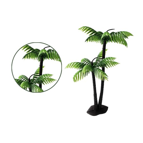 12Pcs Mini Artificial Plant Coconut Palm Tree 14cm Micro Landscape DIY Decor - Picture 13 of 24
