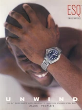 ESQ SWISS WATCH MAGAZINE promo ad #08  VERY RARE  "NOT A WATCH"