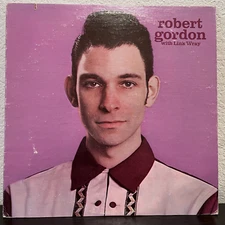 ROBERT GORDON With LINK WRAY - Self Titled - 12" Vinyl Record LP - VG