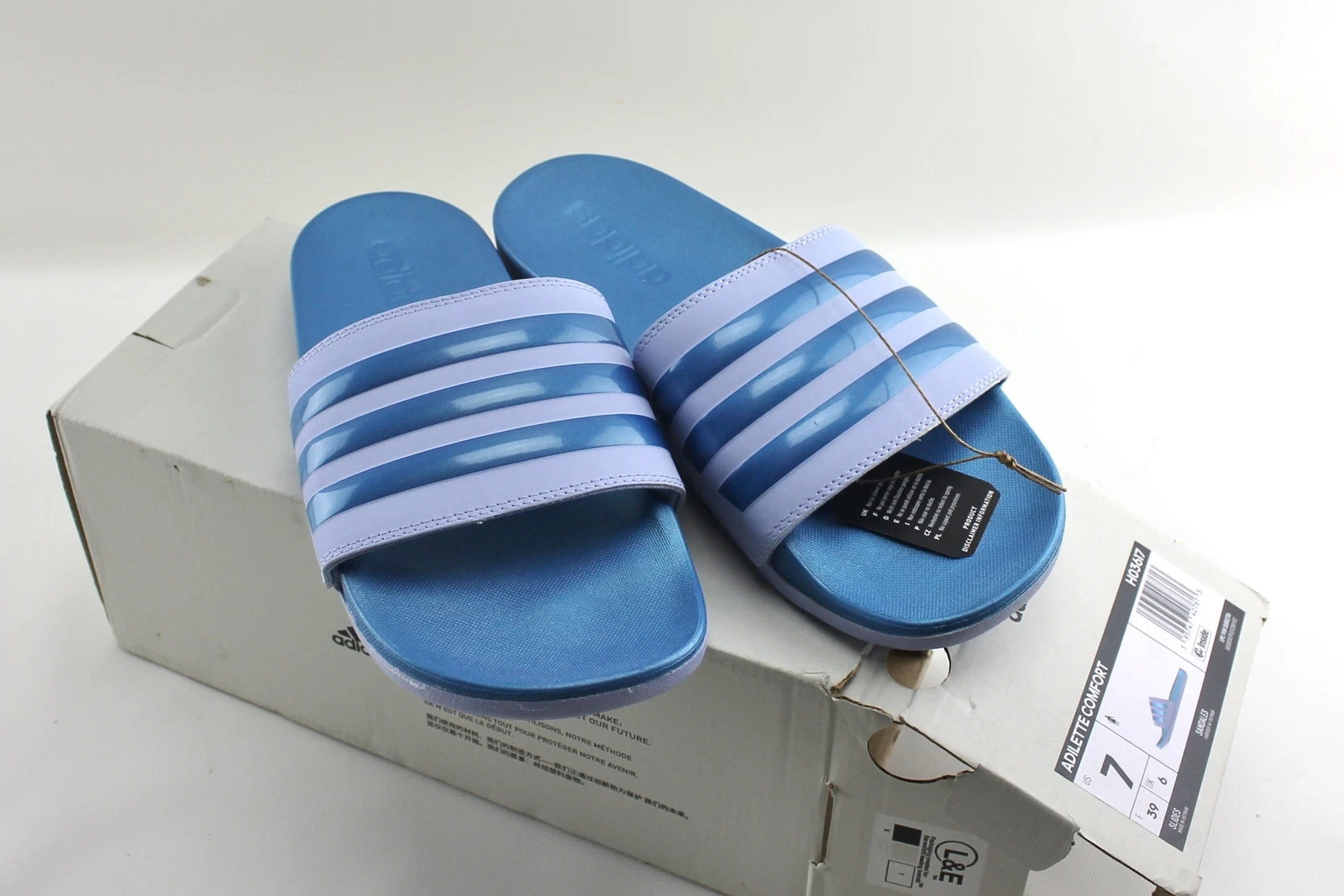Adidas Slides Adilette Comfort senza sabbia H03617 donna taglia 7