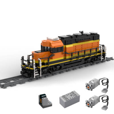 SD28P Locomotive Train mit Power Functions Motor Set 1233 teile für 15 Jahre