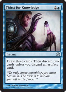Thirst for Knowledge x4 - Modern Masters - NM-Mint, English - Modern Masters