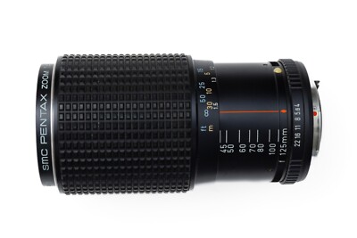 Pentax SMC 45-125mm f4 ZOOM Lens K Mount Caps Dedicated Hood Near