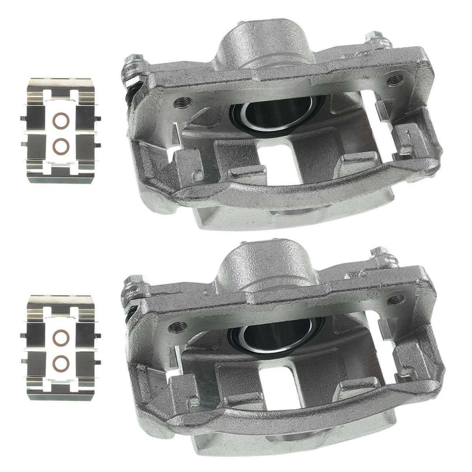 Par de pinzas de freno delanteras laterales con soporte para Honda Civic 2006-2015 Acura CSX Foto 3 de 4