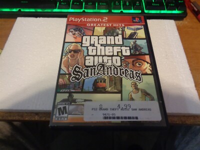 Play Station 2 Computer Program Grand Theft Auto San And (NOT TESTED) (BOX#PIKE)