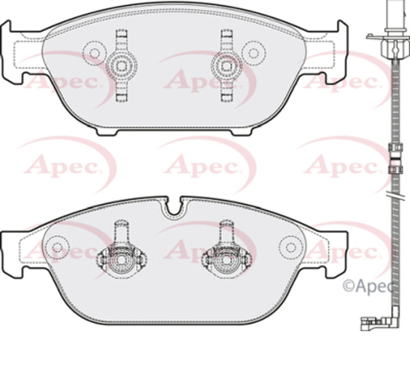 Brake Pads Set Front GCP Fits Audi A8 2010-2018 2.0 3.0 TDi 4H0698151G