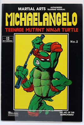 TMNT Training Manual Michaelangelo #2   [7.5]   Jason Rodgers   1986