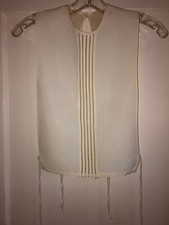 Authentic Antique Victorian Era Jabot Collar Dickie Hand Made Turn Of Century