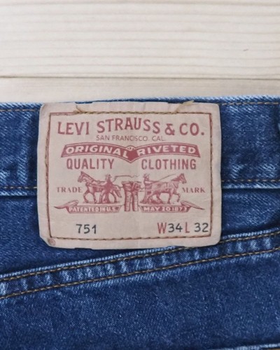 Levi's 751 Jeans Hose W34 L30 Standard Cut N928 - Picture 3 of 3