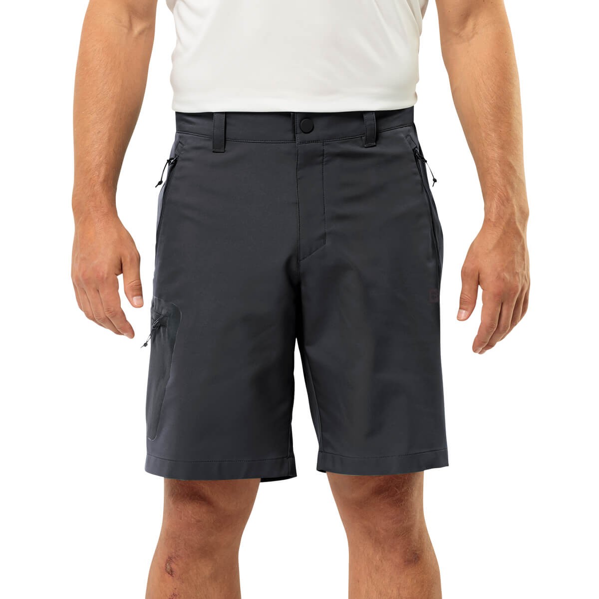 Jack Wolfskin Mens Active Track Shorts - Phantom - XS