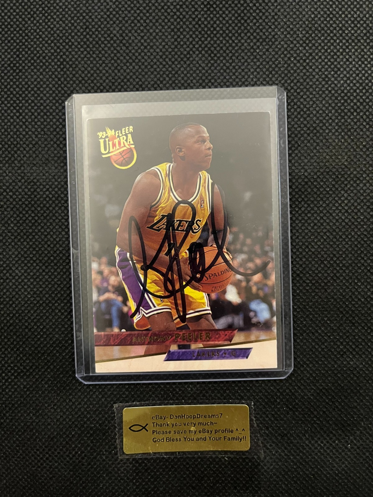 ANTHONY PEELER - AUTOGRAPHED card, signed in person at NETS!