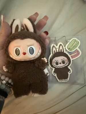 CoCo♡106HAVE A SEAT&exiciting macaron Authentic Pop MART Labubu Exciting Macaron - Chestnut Coco (Secret