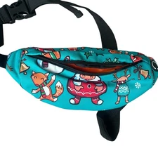 Tinyat Enjoy your freedom mini holiday printed belt bag unisex travel utility