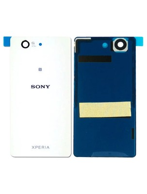Facade Arrière Originale Pour Sony Z3 Compact D5803 - Noir, Occasion Avec Légères Rayures