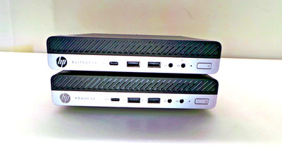 LOT OF 2 | HP EliteDesk 800 G5 Mini | i5-9500T 2.20GHz | 8GB RAM 256GB NVMe