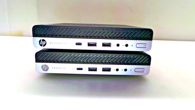 LOT OF 2 | HP EliteDesk 800 G5 Mini | i5-9500T 2.20GHz | 8GB RAM