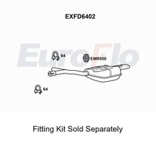 Rear Muffler Silencer Insert Exhaust System Fits Ford S-Max EuroFlo EXFD6402