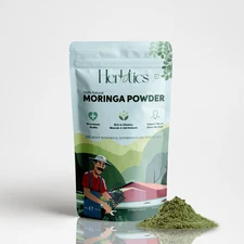 Pure Moringa Leaf Powder 200g | Detox Cleanse Energy Immunity Support | Herbtics