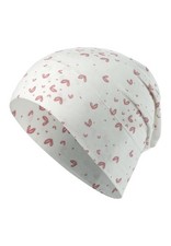 Babymütze Sterntaler GOTS Beanie Herzen Ecru Gr. 0-6 Monate Bio-Jersey