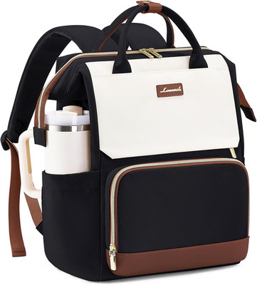 LOVEVOOK Laptop Backpack for Women with Giant Tumbler Holder Pocket, 15.6 Inch T
