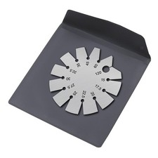 Bevel Gauge 120 Degrees Axe Angle Gauge Practical Easy Read Round Shape