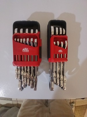 Mac Tools Ratcheting Combination Wrench Sets. 12pc Metric. 8pc SAE. 