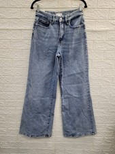 New Good American Good Waist Palazzo Indigo Size 8 US