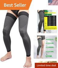 Full Leg Compression Sleeves, Unisex, Thigh High Compression Stocking 20-30mm...