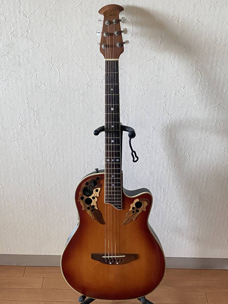 Ovation CP212 スモールサイズ エレアコ Celebrity Acoustic Guitar Ovation Celebrity CP212 Parlor Size Cherry