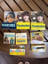 Lot of GE MagiCubes, Flash Cubes, Flashbulbs Sylvania Flip Flash Flashbulbs