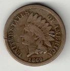 1860 Indian Head Cent
