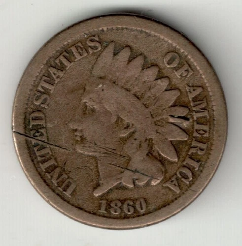 1860 Indian Head Cent