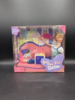 Mattel Barbie Your Pen Pal Includes 21 Stickers & 3 Postcards 1998