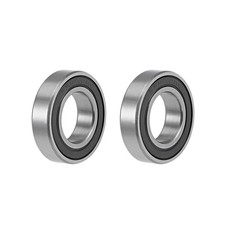 6902-2RS Ball Bearings 15x28x7mm Double Sealed Chrome Steel Z2 ABEC1 2pcs