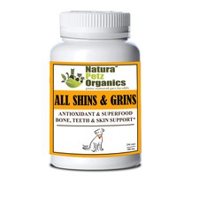 Organic Pet Systems All Shins  Grins Dog Antioxidant Supplement  250 Caps