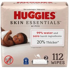 Huggies Skin Essentials Baby Wipes - 224 WIPES PACK OF 2