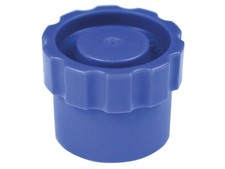 Nordson EFD 7012198 Syringe Barrel Tip Caps, Blue, 50/Pkg, Optimum Series