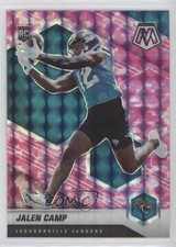 2021 Panini Mosaic Rookies Pink Camo Mosaic Prizm Jalen Camp #393 0c22