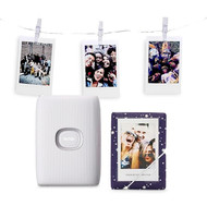 Fujifilm Instax Mini Link 2 Wireless Printer Clay White Bundle limited edition