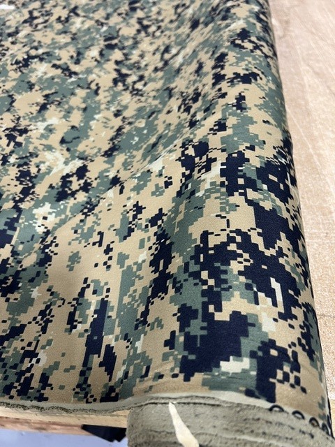 だいちゃん　Marbles VINTAGE CAMOUFLAGE Marine Digital MARPAT Taffeta Camo Polyester Fabric 60