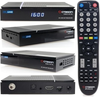 NEW Octagon SX98 V2 4K WL FTA Satellite Receiver Linux Define OS