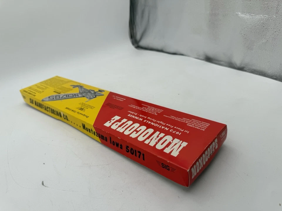 Vtg. ✈️Sig Classic Series ✈️Monocoup Kit# FF-25 - 24" Wing Span Length: 16" - Image 4 of 4